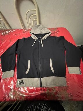 Polo Sports by Ralph Lauren Thermal Lined Full Zip Hoodie Sweat Jacket Sz Large